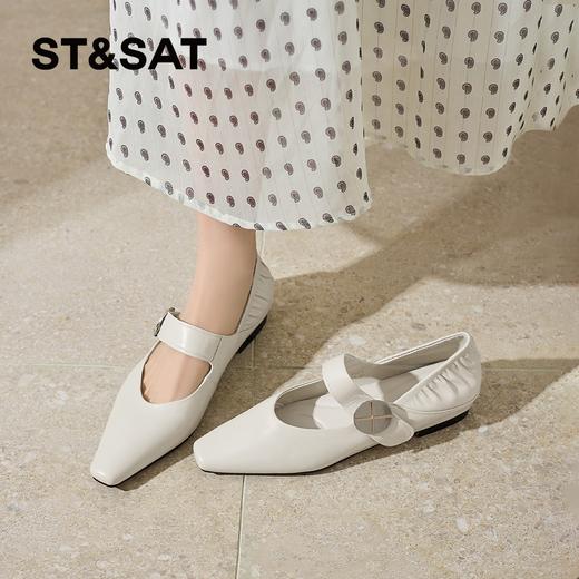 星期六26春新款气质尖头百搭玛丽珍SSE1111CGT 商品图10