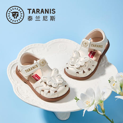 泰兰尼斯夏季新款女宝宝凉鞋防滑软底洋气公主鞋镂空透气小玛丽鞋T07T6B9033 商品图4
