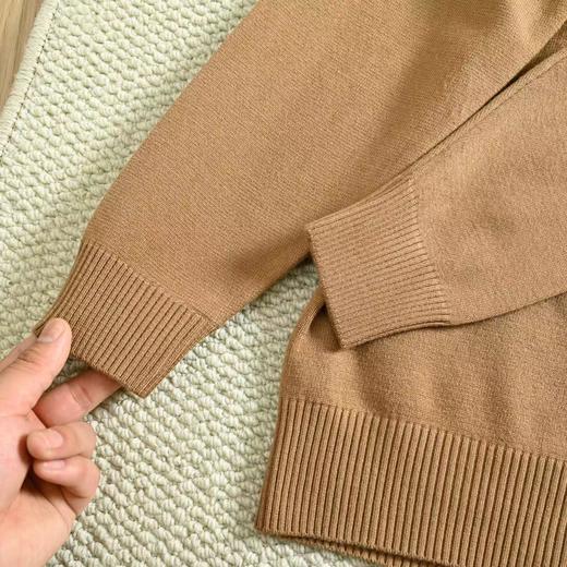 F032795春季男士新款羊毛混纺针织衫男装拉链外套 商品图14