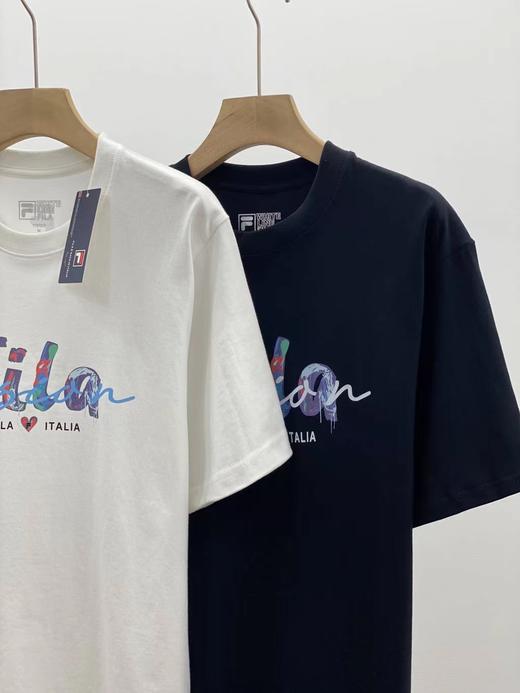 F032721夏季男女情侣款全棉面料亲肤柔软针织短袖T恤衫 商品图1