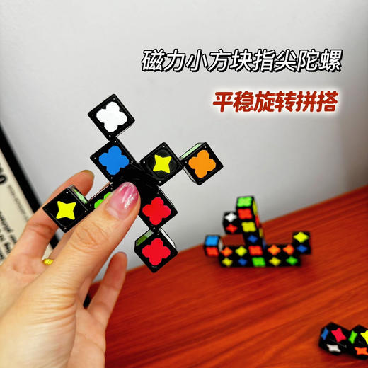 速度开抢❗️29.9💰秒💥 弥鹿同款夜光指尖磁吸陀螺 🔥源头工厂团购价秒杀！强磁拼接 自由组合 太火爆~ 开放性玩具让娃越玩越聪明~ 商品图8