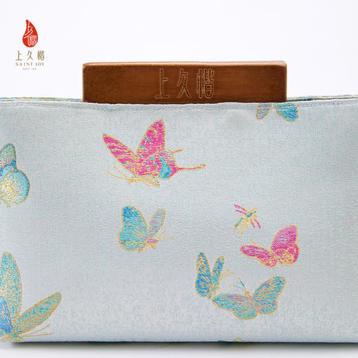 SAINTJOY/上久楷 宋锦斜背包 晴春蝶戏 XB3B095211002 商品图3