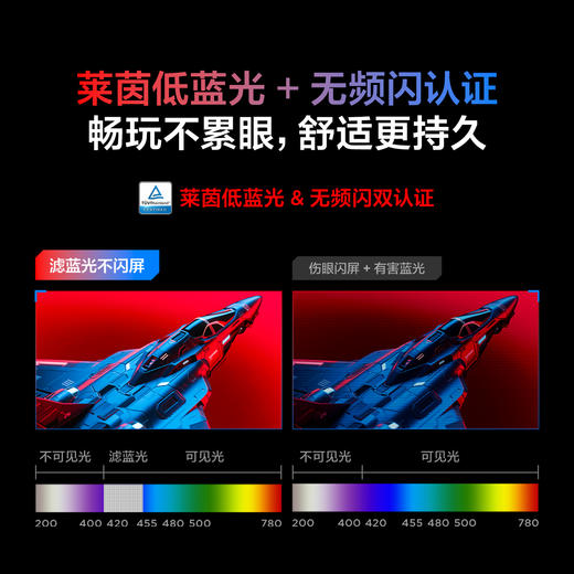 【FFALCON雷鸟】雷鸟32Q7 31.5英寸2K180Hz QD-MiniLED高刷电竞显示屏 广色域 旋转升降 HDR600 护眼办公电脑显示器R32Q71 商品图9