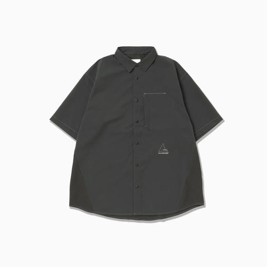 ROA x and wander breathable shirt 联名款机能性拼色短袖衬衫 商品图4