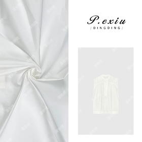 03-5潘依绣丁丁宠粉【甜布蕾】100%棉极简主义立领小飞袖衬衫W-62086