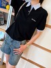 缪缪 新品26Ss新款拼接条纹翻领POLO衫 商品缩略图4
