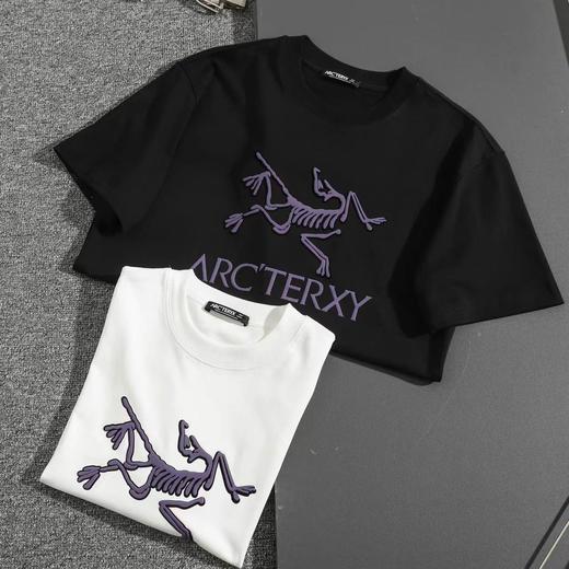 F032701夏季新款立体胶印美式复古透气圆领短袖T恤 商品图1