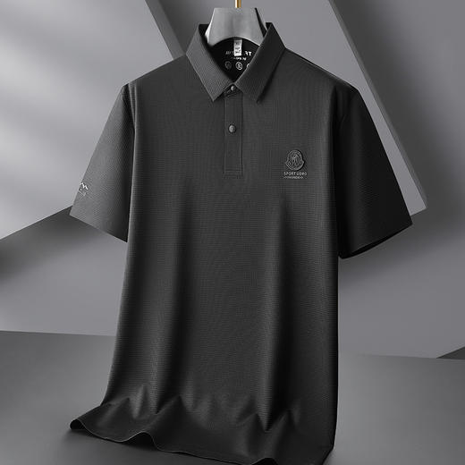 【DDP】大依优型大码男装夏季冰丝透气短袖POLO衫高弹力商务休闲上衣T恤 商品图2
