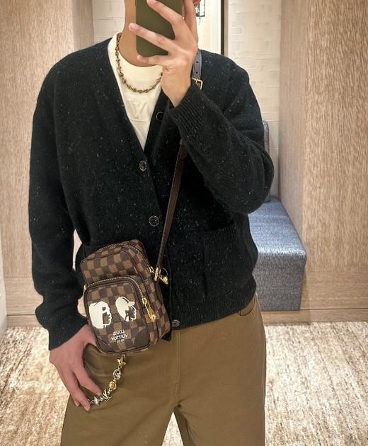 印花格子斜挎单肩包zo 商品图5