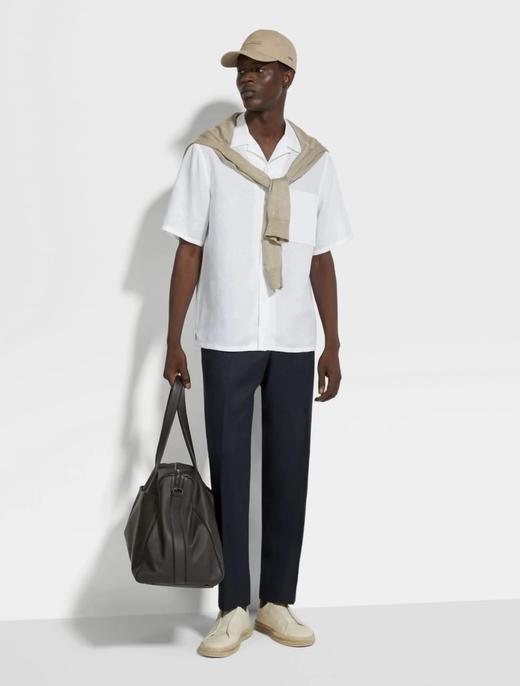 Zegn*a男士棉麻长裤 商品图0