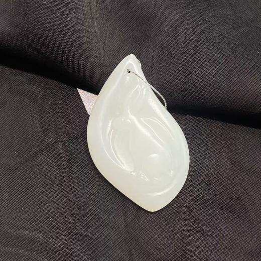 【快抱】【于田产和田玉95料兔子挂件 37*23】出证书，发货1~5天，48小时鉴赏期 商品图0