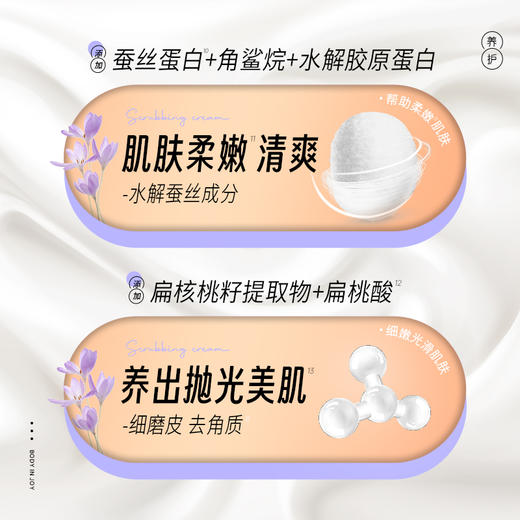 BODYINJOY花果里 清透磨砂膏甜杏奶露香200g 6945015649667 商品图4