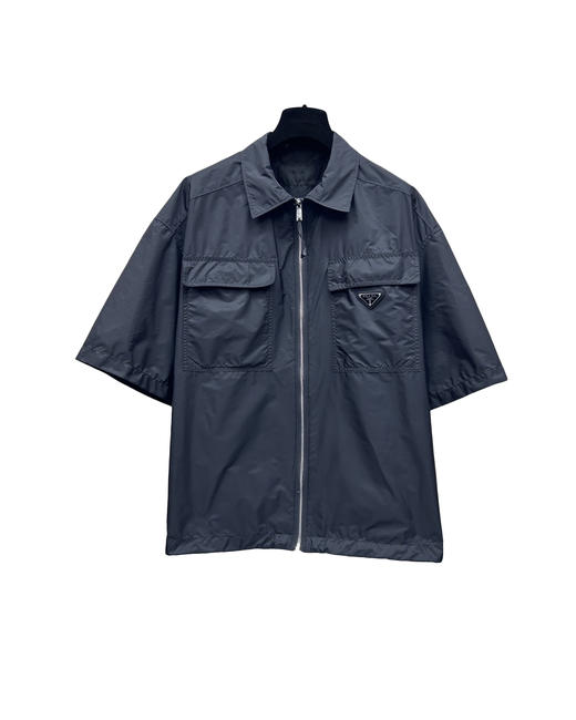 男款三角标短袖衬衫he020 商品图0