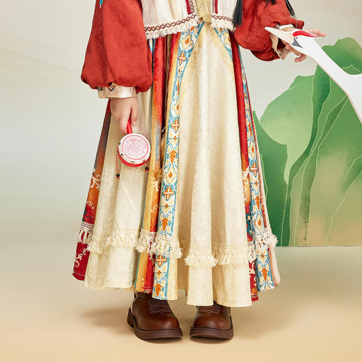 笛莎/Deesha 【观山见】2026年春季新款女童裙子 商品图1