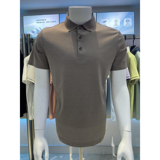 夏季男士100%纯棉丝光商务休闲纯色经典款短袖翻领POLO衫   XYD-8959 商品图1