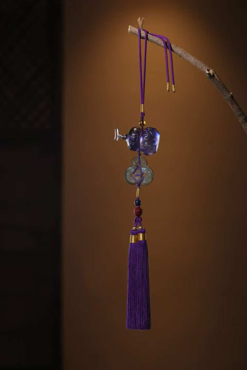 暗八仙·琉璃钱到家挂件