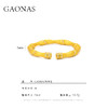 GAONAS  亭亭轩竹照 金色中式贵气手镯11934SGO 商品缩略图3