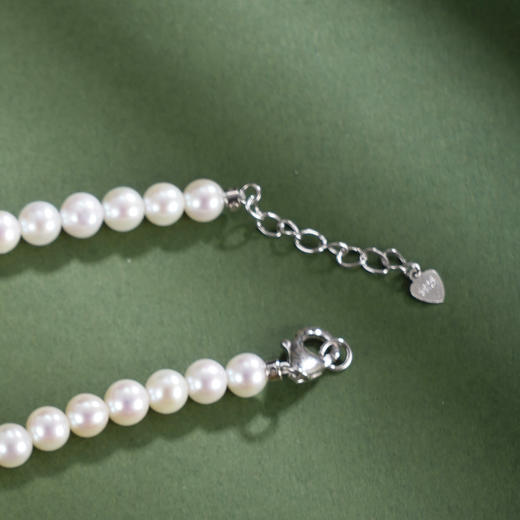 子佩集银S925珍珠惜王妃项链【ZXLY6-7MM】珠串2602 商品图2