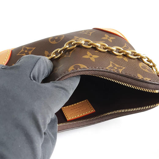 【98新闲置未使用】LV路易威登NANO BOULOGNE M25519NANO号老花Boulogne黄牛角单肩斜挎包女士250326NJS54 商品图8