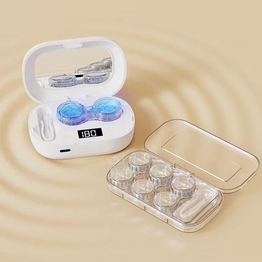 新升级 便携清洗器 隐形眼镜美瞳清洗器 高频自动蓝光杀菌  深度清洁神器 商品图2