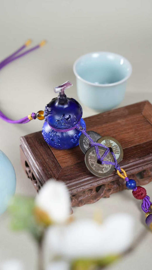 暗八仙·琉璃钱到家挂件 商品图3