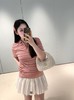 Miu* 26Ss春夏新款 撞色条纹棉质Polo短袖针织衫（MM） 商品缩略图3