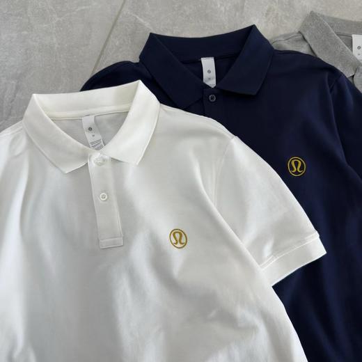 F032776男装纯棉商务休闲纯色短袖T恤轻松百搭翻领POLO衫 商品图5