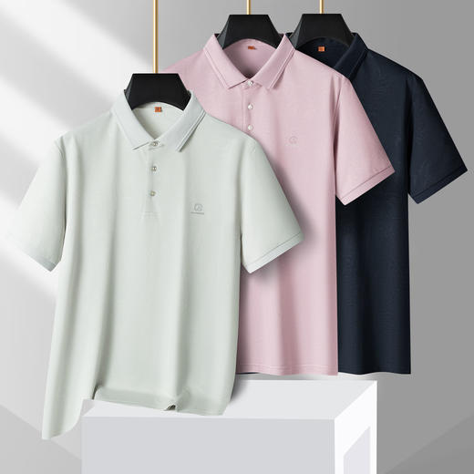 【DPS】【莫代尔】大依优型大码男装夏季翻领polo衫短袖舒适休闲上衣半袖T恤 商品图1