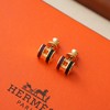 HD1 爱马仕 Hermes Mini Pop H Rocabar 拼色迷你珐琅耳钉 商品缩略图0