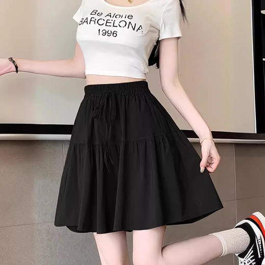 【福利❗️29.9/件🔥日系五分阔腿裤】冰感透气亲肤，宽松版型不卡裆，搭配小白鞋 / 运动鞋，夏日清爽氛围感拉满，慵懒风褶皱冰丝短裤女，五分裤韩版高腰宽松阔腿短裙裤 商品图1