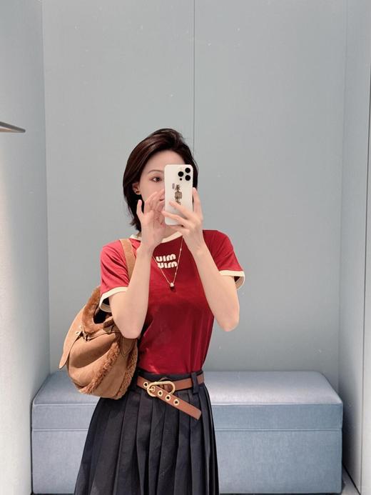 MiuMiu撞色短袖tee 商品图7