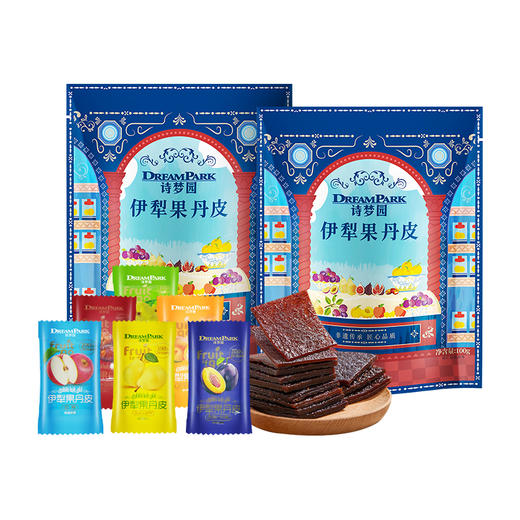 诗梦园·糖果6种水果混装果丹皮100g  解馋小零食 商品图0