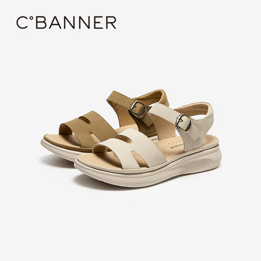 千百度 26年夏季新品 休闲凉鞋 A26319301 商品图0