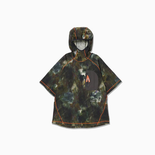 ROA x and wander printed houdie T 联名款山脉迷彩印花连帽T恤 商品图3