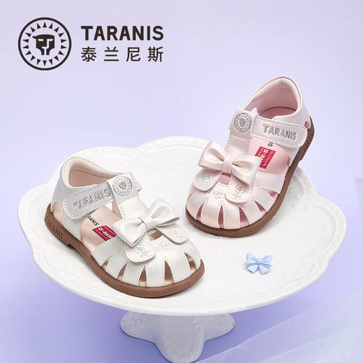 泰兰尼斯童鞋夏季新款女宝宝凉鞋镂空女童甜美公主鞋小玛丽学步鞋T07T6B8794 商品图4