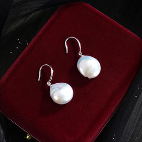 子佩集【月潮同辉‌】银S925珍珠惜王妃耳环【ZZEH008】巴洛克2602