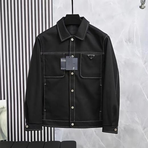 F032736春季新款简约时尚百搭男士潮流时尚休闲牛仔长袖外套 商品图3