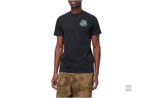 F032724夏季新款端丝光棉男女同款胸前徽标涂鸦logo短袖T恤 商品图11