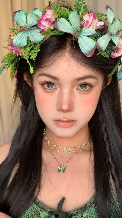 【日抛实拍】Liliyacon-定轴高光-/阳光脉络/光合作用-14.5mm【日抛 0-1000度 含525/575】 商品图7