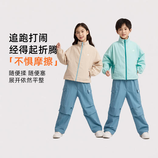 【秒杀】2026夏款新品龙之涵儿童中大童轻机能立领上衣H2605 商品图3