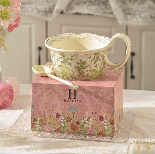 限时特惠～打翻了莫奈油画调色盘🎨美到犯规的奢级瓷器餐具🥰仿中古欧式的巅峰之作【华典繁花似锦/铃兰系列餐具】 ✅优选瓷料，不含铅镉 ✅安全釉中彩 商品图7