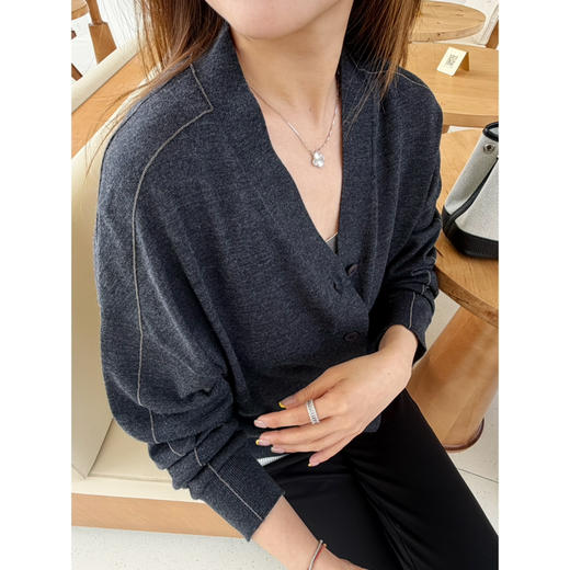 2603414    bc春款 真丝羊毛 长袖开衫 商品图13