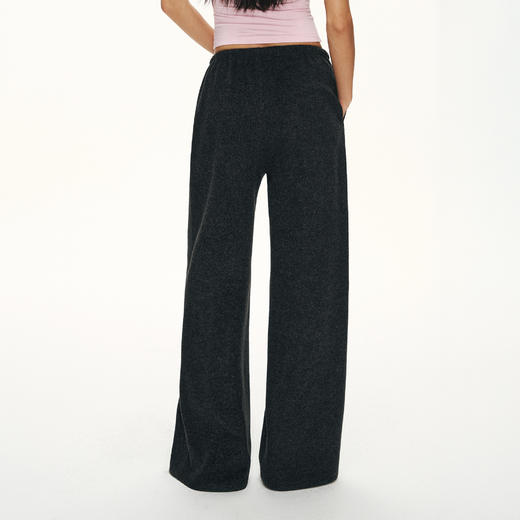 Ariseism黑标 羊毛混纺毛织休闲裤女春季新款长裤子 商品图1