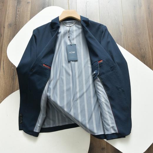 AMN 2026春夏季薄款泡泡纱防晒衣商务休闲西服 商品图8