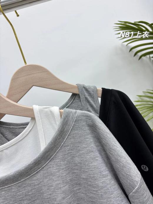 F0327100一包2件装春夏新款女士假两件小心机两穿卫衣 商品图1