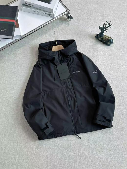 F032778软壳两色防水防风透气连帽休闲夹克外套冲锋衣 商品图3