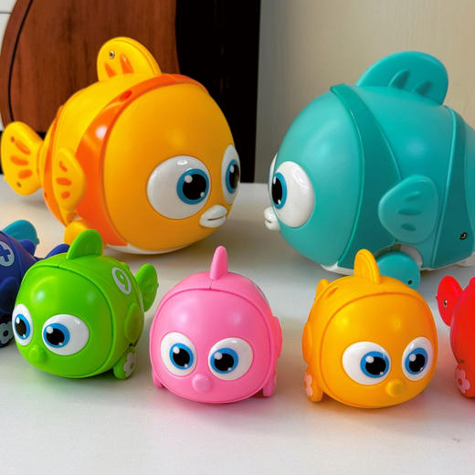 🔥39.9抢到全能电动磁吸溜溜鱼🐟~ 练抬头学爬行玩钓鱼耍叠乐 灯光音乐超治愈 一套玩具三种玩法乐疯了！ 商品图4