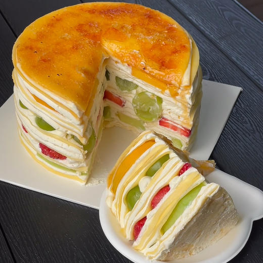 缤纷水果千层蛋糕 商品图0