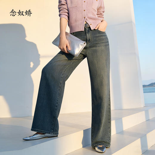 【商场同款】CNT6352 “ 光影牛仔 ” 天丝牛仔软垂舒适 精致贴钻雅致好看 商品图1