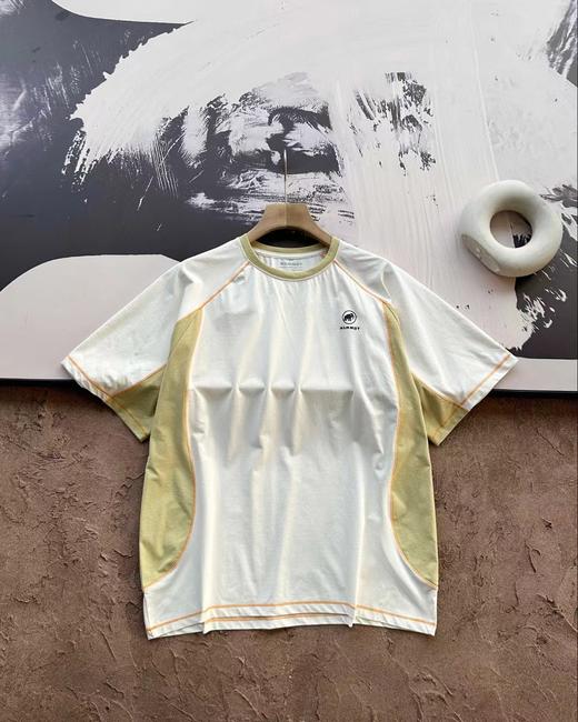 F032774男女同款轻量裸感明线撞色户外速干透气短袖T恤 商品图12